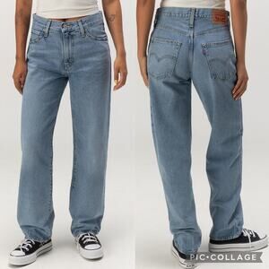 Levi's Medium Wash 94 Baggy Mid Rise Jeans 27